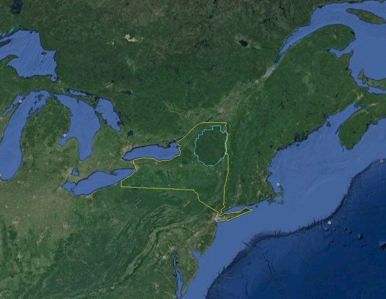 3 Adirondack Park Blue Line