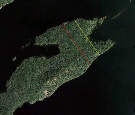 6 Indian Point red yellow and cabin