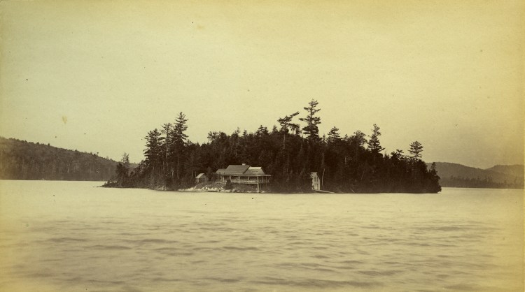 Photo by Seneca Ray Stoddard 1880's    Courtesy of the Adirondack Museum.