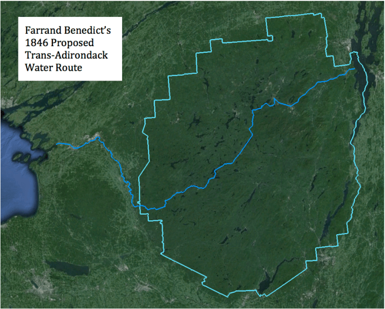 Farrand Benedict 1846 Plan Corrected