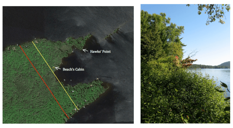 Hawks point map view